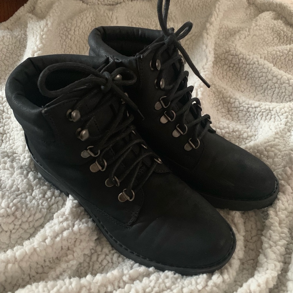 Black Combat Booties